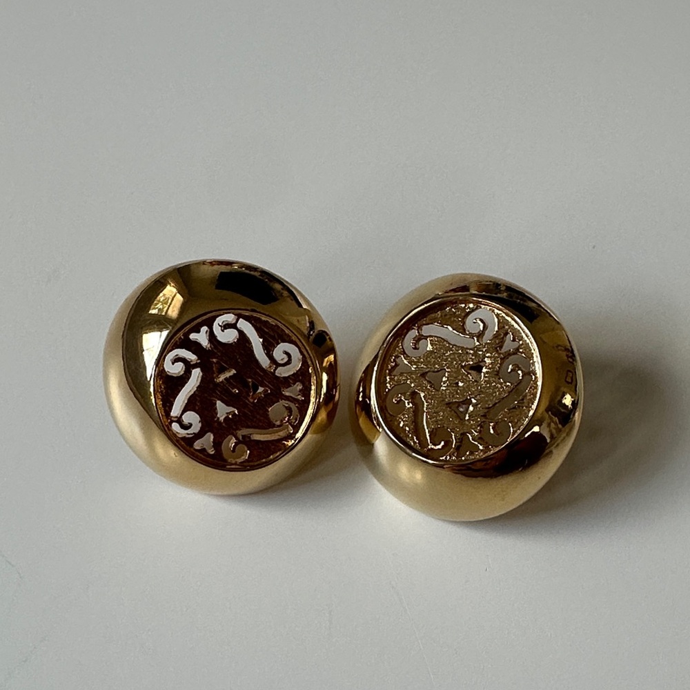 Vintage Elegant Gold Earrings